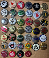 40 TAMPAS DE GARRAFA DE CERVEJA DE VINIL NÃO USADAS DOS EUA; HAMM'S, PLANK ROAD, FALSTAFF & BALLANTINE, usado comprar usado  Enviando para Brazil