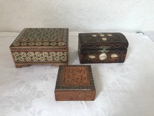 Vintage wooden boxes for sale  KNUTSFORD