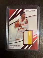 2020-21 Panini Immaculate Remarkable Jersey Patch Vermelho /25 John Collins #RJ-JCL comprar usado  Enviando para Brazil