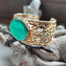Armreif klipp goldfarben gebraucht kaufen  Ellerau