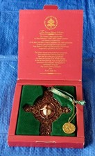 Cross medallion ornament for sale  Brandon