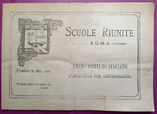 Scuole riunite corrispondenza usato  Italia