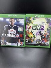 Usado, Xbox One Plants Vs Zombies Garden Warfare 2 e Madden NFL 18 Tom Brady comprar usado  Enviando para Brazil