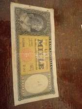 Banconota italiana mille usato  Villanova d'Asti
