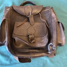 Brown leather backpack for sale  KETTERING
