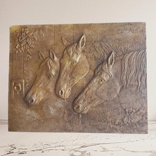 Cavalli bronzo bassorilievo usato  Savona