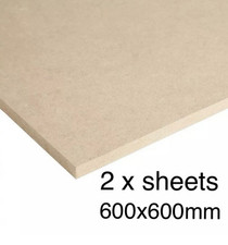 Folhas de MDF 9mm de espessura 600mm x 600mm x2 folhas tamanho prático  comprar usado  Enviando para Brazil