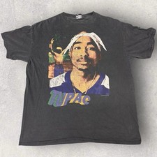 Camiseta Tupac Rap Vintage Anos 90 “Its A Set Up So Keep Ya Head Up” GG Bota Mexicana comprar usado  Enviando para Brazil