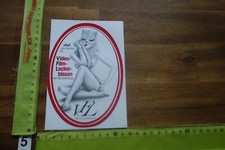 Używany, Stara naklejka film wideo kino VFL film wideo leasing vicki na sprzedaż  Wysyłka do Poland