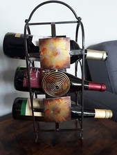 Weinregal metall flaschen gebraucht kaufen  Krefeld