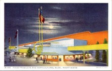 Cartão postal de produtos alimentícios e construção agrícola 1933 FEIRA MUNDIAL DE CHICAGO, usado comprar usado  Enviando para Brazil