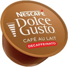Cápsulas de café sabor descafeinado Dolce Gusto Cafe au Lait 20,40,60,80,100 cápsulas, usado comprar usado  Enviando para Brazil