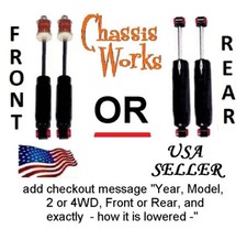 Blazer Sonoma Ranger Mazda Dakota Frontier Tacoma F for R Drop Lowering Shock S10 comprar usado  Enviando para Brazil