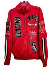 Chaqueta con Cremallera Chicago Bulls Pro Estándar Colección Atlética de Lujo Talla L segunda mano  Embacar hacia Argentina