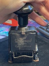 Vintage stamper numbering for sale  LEIGH