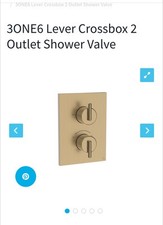 Crosswater 3one6 brushed for sale  HORSHAM