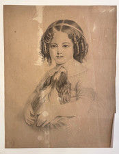 Dessin portrait fillette d'occasion  Paris V