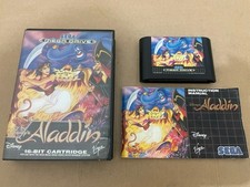 Sega Mega Drive Disney's Aladdin in a box versão pal envio rápido no dia seguinte comprar usado  Enviando para Brazil