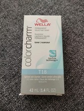 Color Charm Permanente Líquido de pelo tóner T18 (más ligero AshBlonde) 1,4..., usado comprar usado  Enviando para Brazil