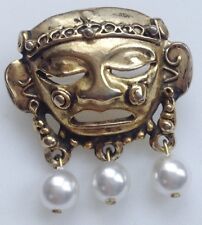 Broche bijou rétro d'occasion  Bonneuil-Matours
