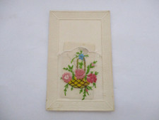Postcard fantasy embroidered d'occasion  Expédié en Belgium