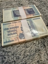Usado, 5 X ORIGINAL ZIMBÁBUE 100 TRILHÕES DE DÓLARES 2008 AA SERIES P91 UNC UV PASSOU CERTIFICADO DE AUTENTICIDADE comprar usado  Enviando para Brazil