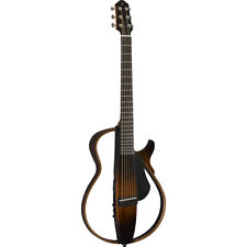 Usado, Guitarra elétrica acústica silenciosa Yamaha SLG200S SteelString tabaco marrom Sunburst comprar usado  Enviando para Brazil