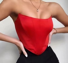 Top korsage rot gebraucht kaufen  Wiesbaden