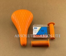 Orange diamond stitched for sale  Los Angeles