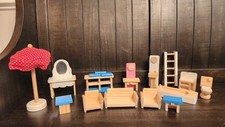 Lot wooden doll for sale  Abingdon