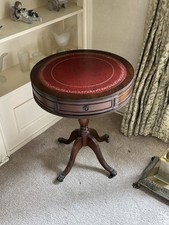 Mahogany drum table for sale  LEICESTER