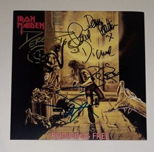 Signed iron maiden for sale  LIVERPOOL