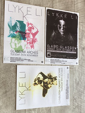 Lykke Li concert posters - Collection of 3 Scottish show tour  - gig memorabilia comprar usado  Enviando para Brazil