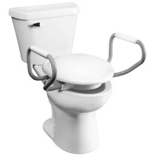 Assento sanitário Bemis Assurance 3" elevado com alças feito nos EUA Clean Shield G... comprar usado  Enviando para Brazil