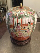 Handgemalte vase deckel gebraucht kaufen  Fürfeld, Biebelsheim, Hackenheim
