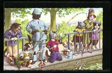 Ansichtskarte katzen polizist gebraucht kaufen Ansichtskarte katzen polizist gebraucht kaufen  Berlin