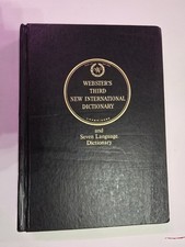 Używany, Webster's Third New International Dictionary A-G - Great For Crafting na sprzedaż  Wysyłka do Poland