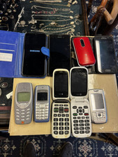 Lote de trabalho de celulares antigos Nokia Samsung Doro Sony X9 comprar usado  Enviando para Brazil