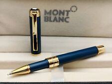 Usado, Bolígrafo Premium Montblanc Meisterstuck Azul + Bolígrafo Clip Dorado | Usado segunda mano  Embacar hacia Argentina