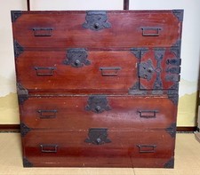 Antiga cômoda japonesa Showa retrô antiga laca Paulownia comprar usado  Enviando para Brazil