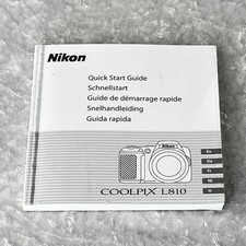 Câmera Digital Nikon CoolPix L810 Genuína Guia do Usuário Manual de Instruções comprar usado  Enviando para Brazil
