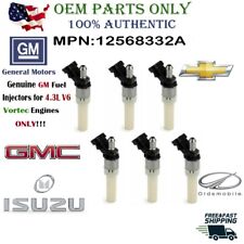 Injetores de combustível GM Spider x6 fabricante de equipamento original para 1996-2014 GMC, Chevy, Isuzu 4.3L V6 Vortec comprar usado  Enviando para Brazil