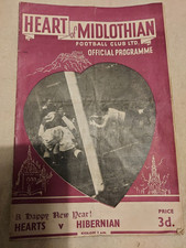 Football programme hearts for sale  DORCHESTER