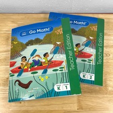 Grade K Go Math! 2023 Teacher Edition Volumes 1 & 2 Kindergarten HMH Paperback comprar usado  Enviando para Brazil