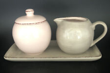 Açúcar e creme Pottery Barn Morning Story com bandeja comprar usado  Enviando para Brazil