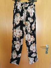 Luftige stoffhose schwarz gebraucht kaufen  Steinwiesen