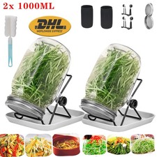 1000ml sprossenglas set gebraucht kaufen  Aspisheim, Grolsheim