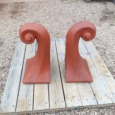 Pair terracotta red for sale  HOCKLEY