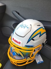 Capacete Hydro SpeedFlex personalizado autografado assinado por Justin Herbert CARREGADORES  comprar usado Capacete Hydro SpeedFlex personalizado autografado assinado por Justin Herbert CARREGADORES  comprar usado  Enviando para Brazil