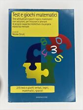 Test And Giochi Maths a Cura Di Nicola Castaneda, usado segunda mano  Embacar hacia Argentina